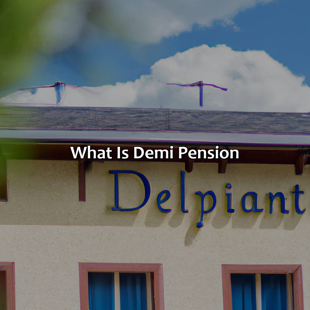 What Is Demi Pension-what is demi pension in france?, 