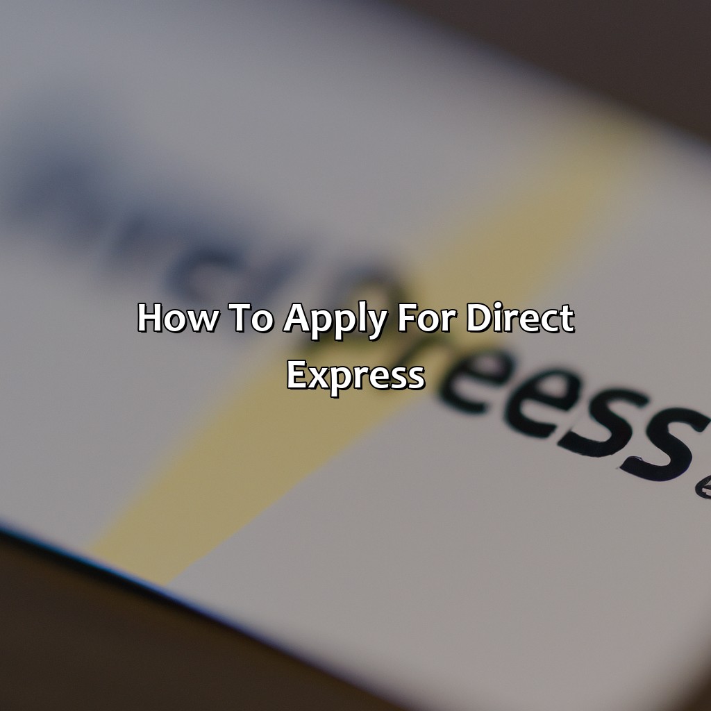 How to apply for Direct Express-what is direct express social security?, 