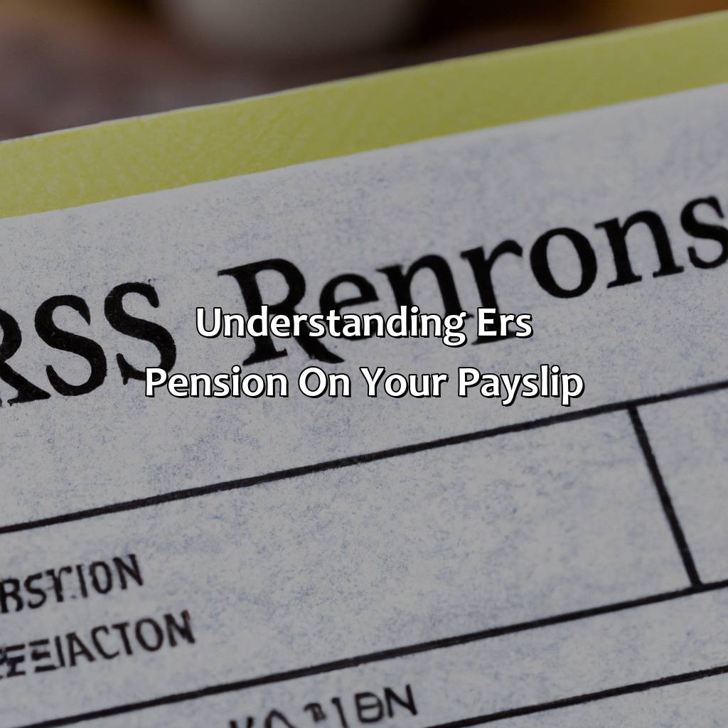 Understanding ERS pension on your payslip-what is ers pension on my payslip?, 