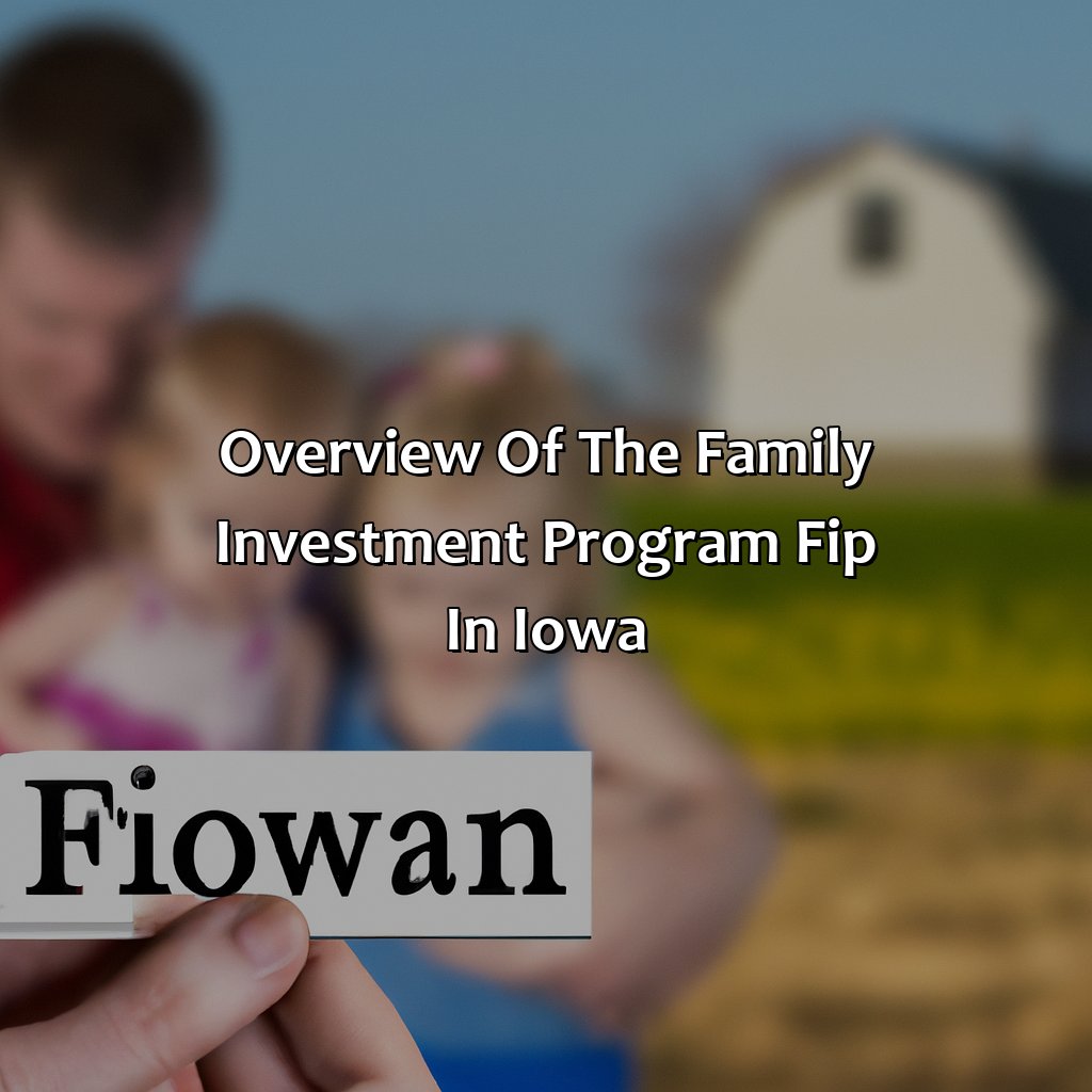 Overview of the Family Investment Program (FIP) in Iowa-what is family investment program in iowa?, 