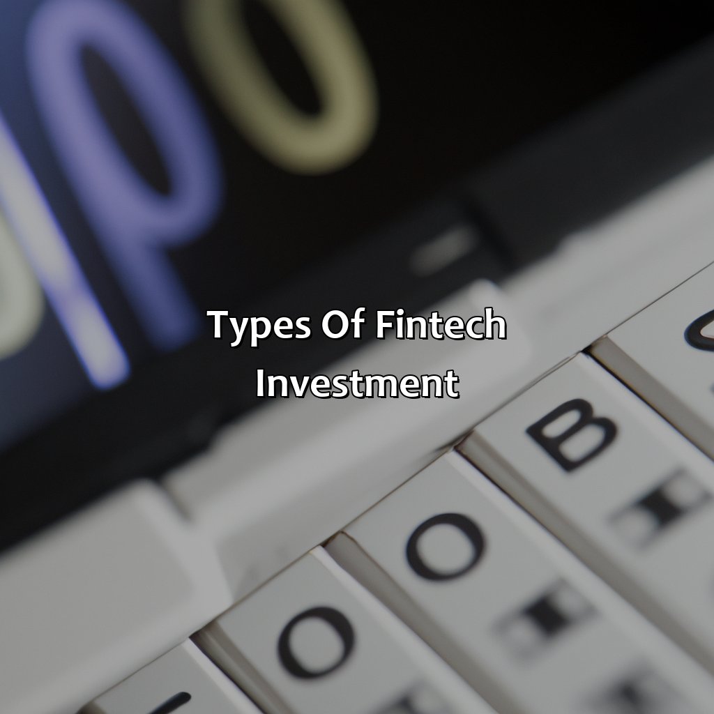 Types of Fintech Investment-what is fintech investment?, 