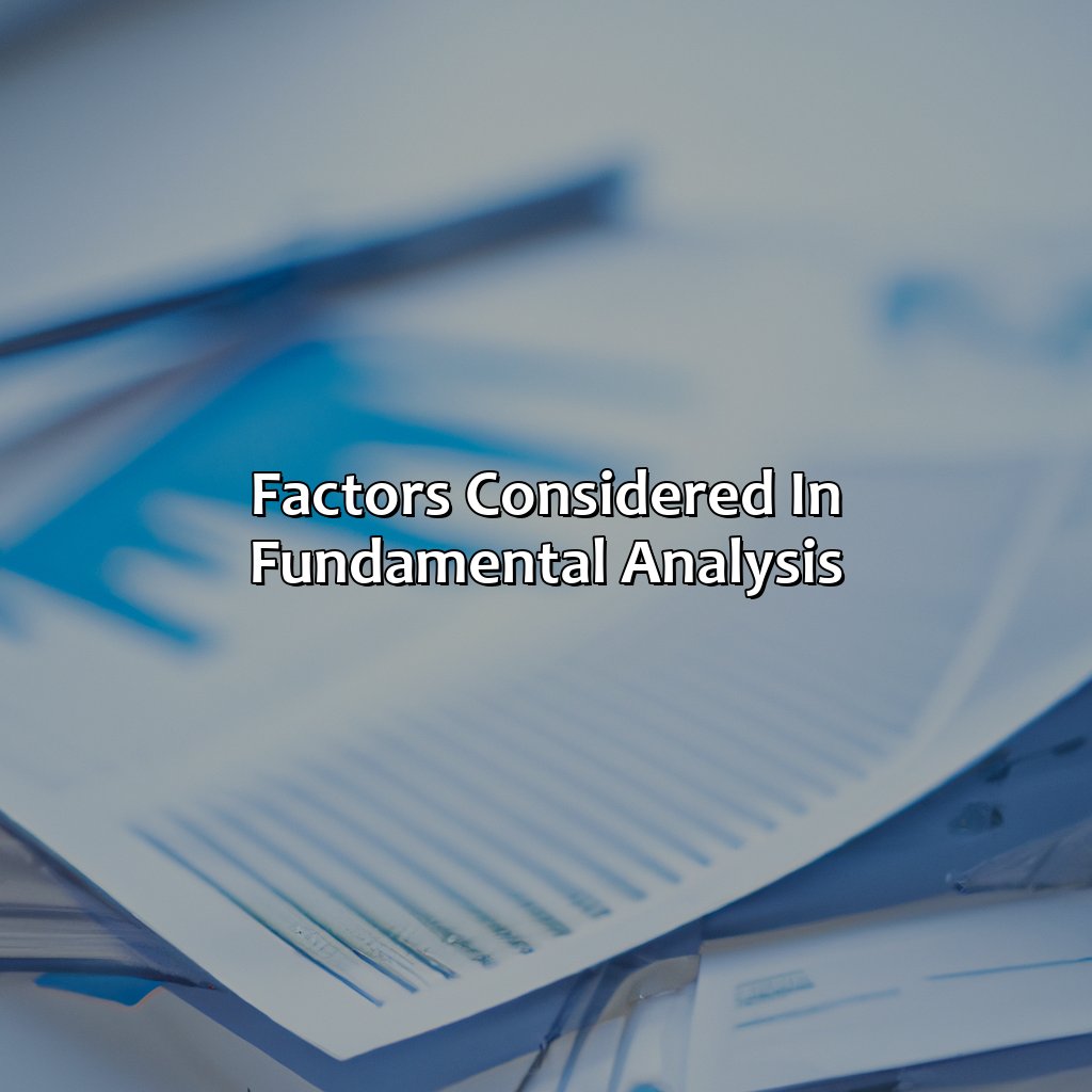 Factors Considered in Fundamental Analysis-what is fundamental analysis in investment management?, 