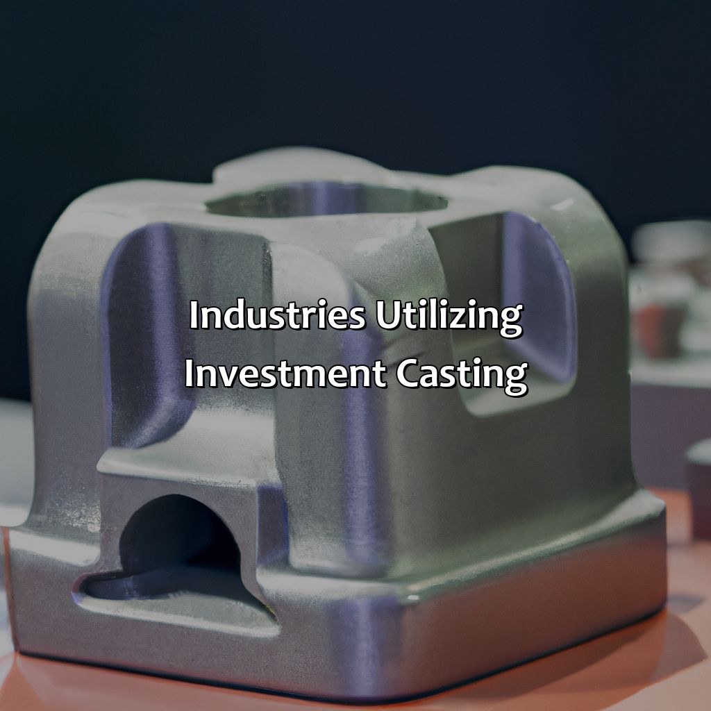 Industries Utilizing Investment Casting-what is investment casting?, 