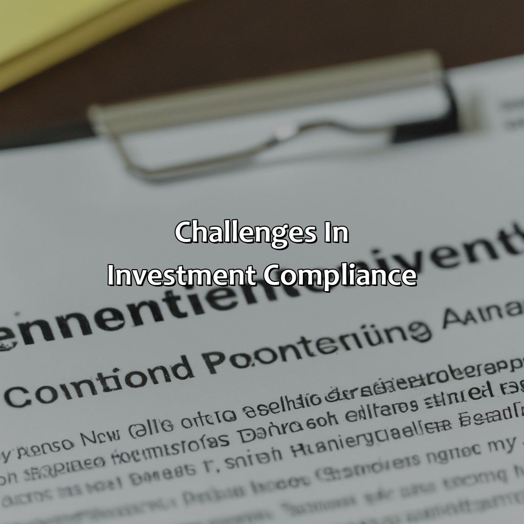 Challenges in Investment Compliance-what is investment compliance?, 