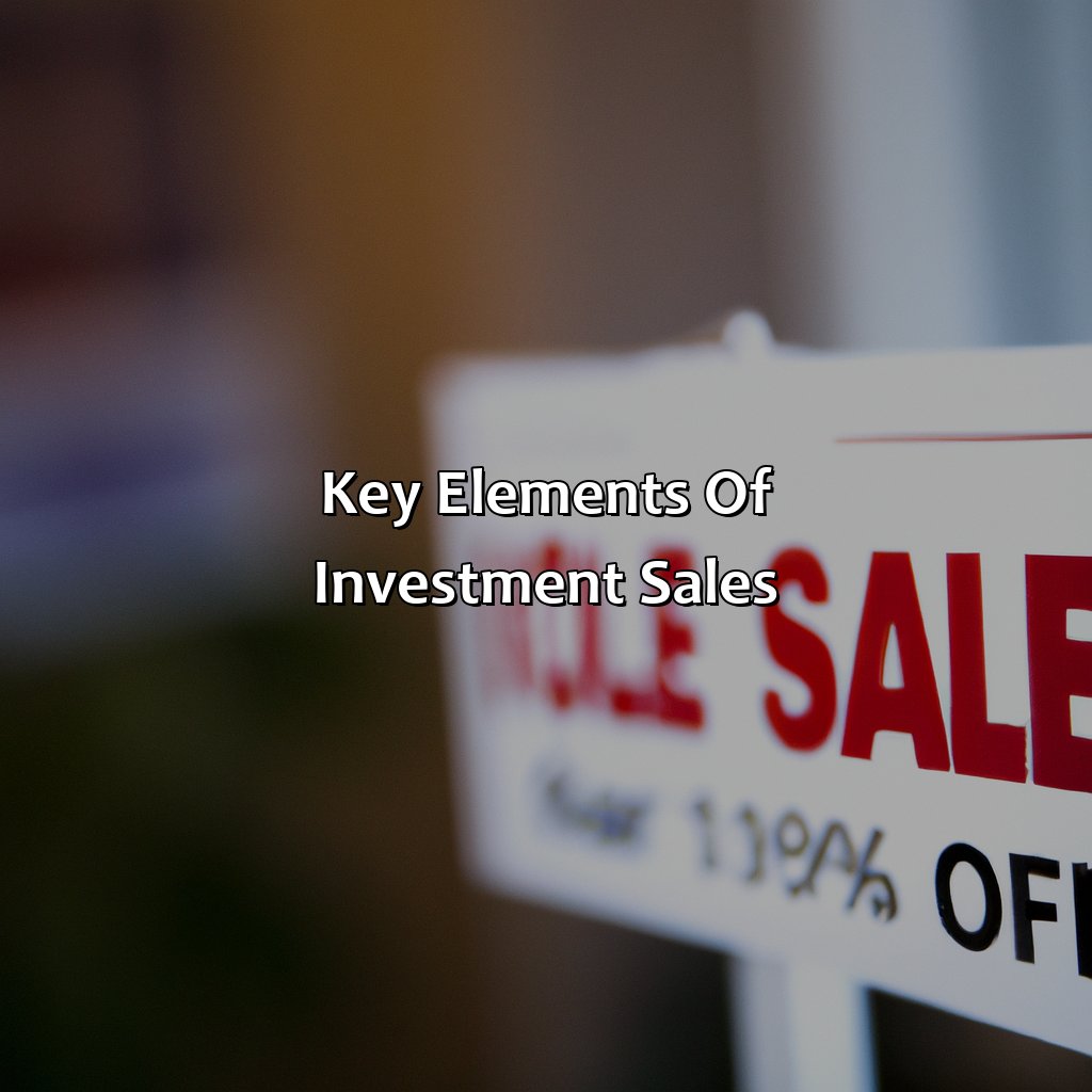 Key Elements of Investment Sales-what is investment sales in commercial real estate?, 