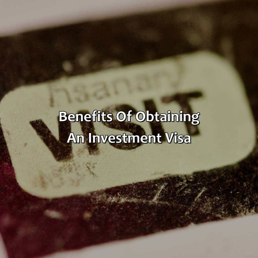 Benefits of obtaining an investment visa-what is investment visa for usa?, 