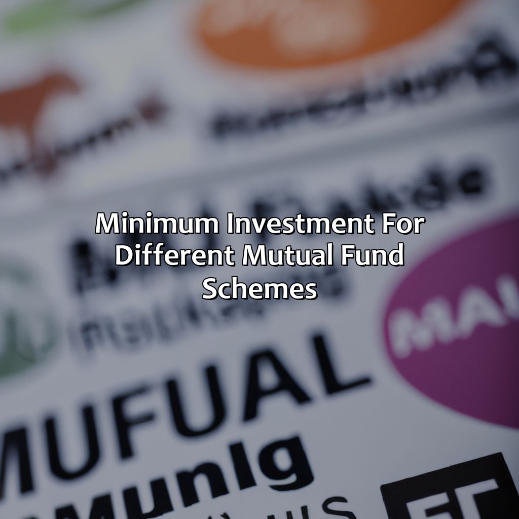 Minimum Initial Investment Mutual Funds