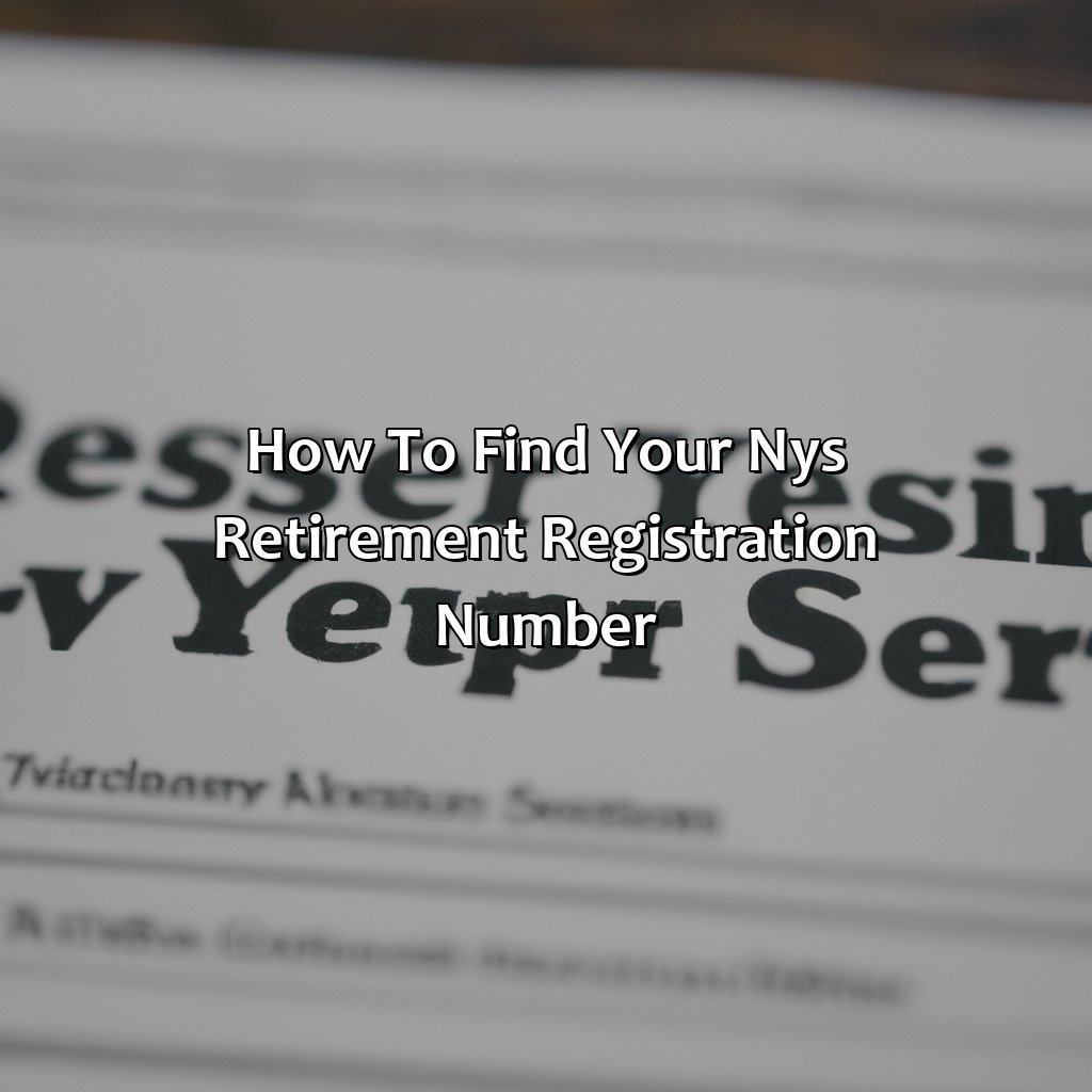 How to Find Your NYS Retirement Registration Number-what is my nys retirement registration number?, 