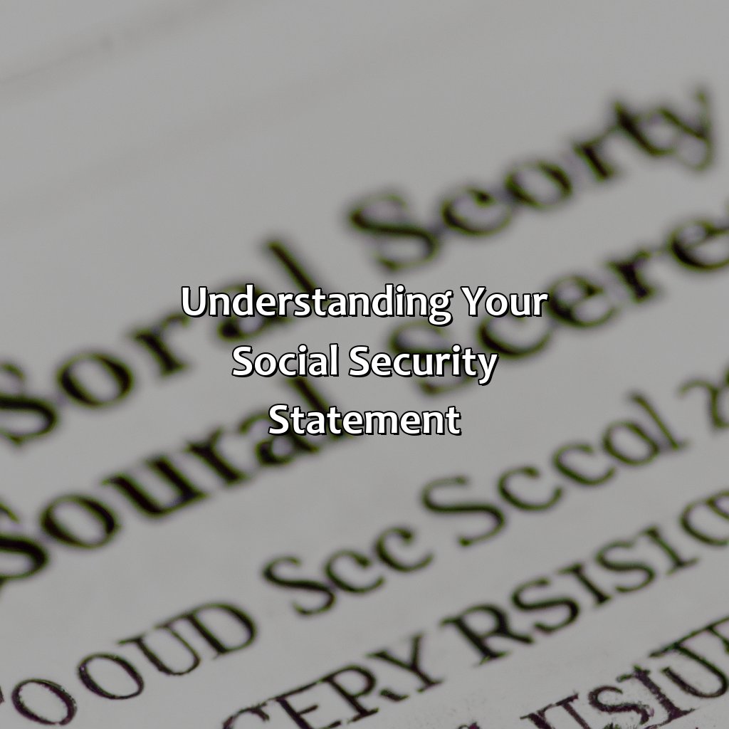 Understanding Your Social Security Statement-what is my social security balance?, 