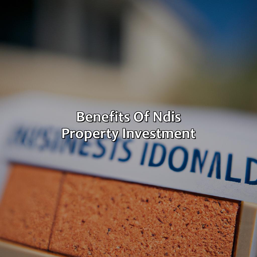 Benefits of NDIS Property Investment-what is ndis property investment?, 