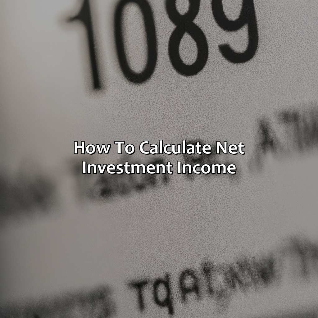 How to calculate Net Investment Income?-what is net investment income tax form 8960?, 