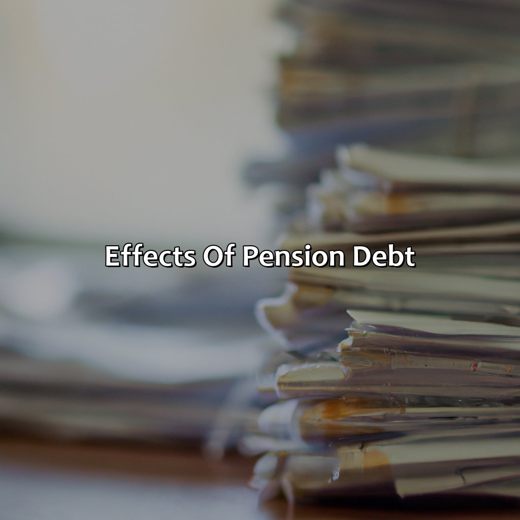 Effects of Pension Debt-what is pension debt?, 