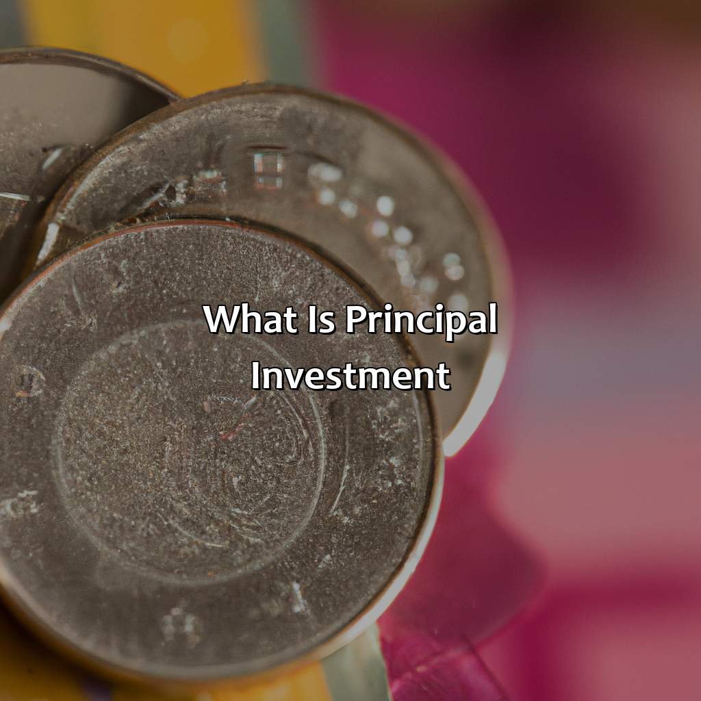 What Is Principal Investment?