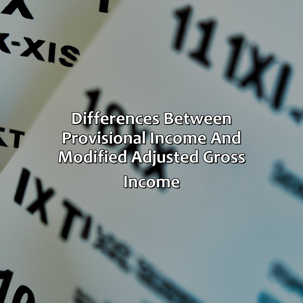 Differences between Provisional Income and Modified Adjusted Gross Income-what is provisional income for social security tax purposes?, 
