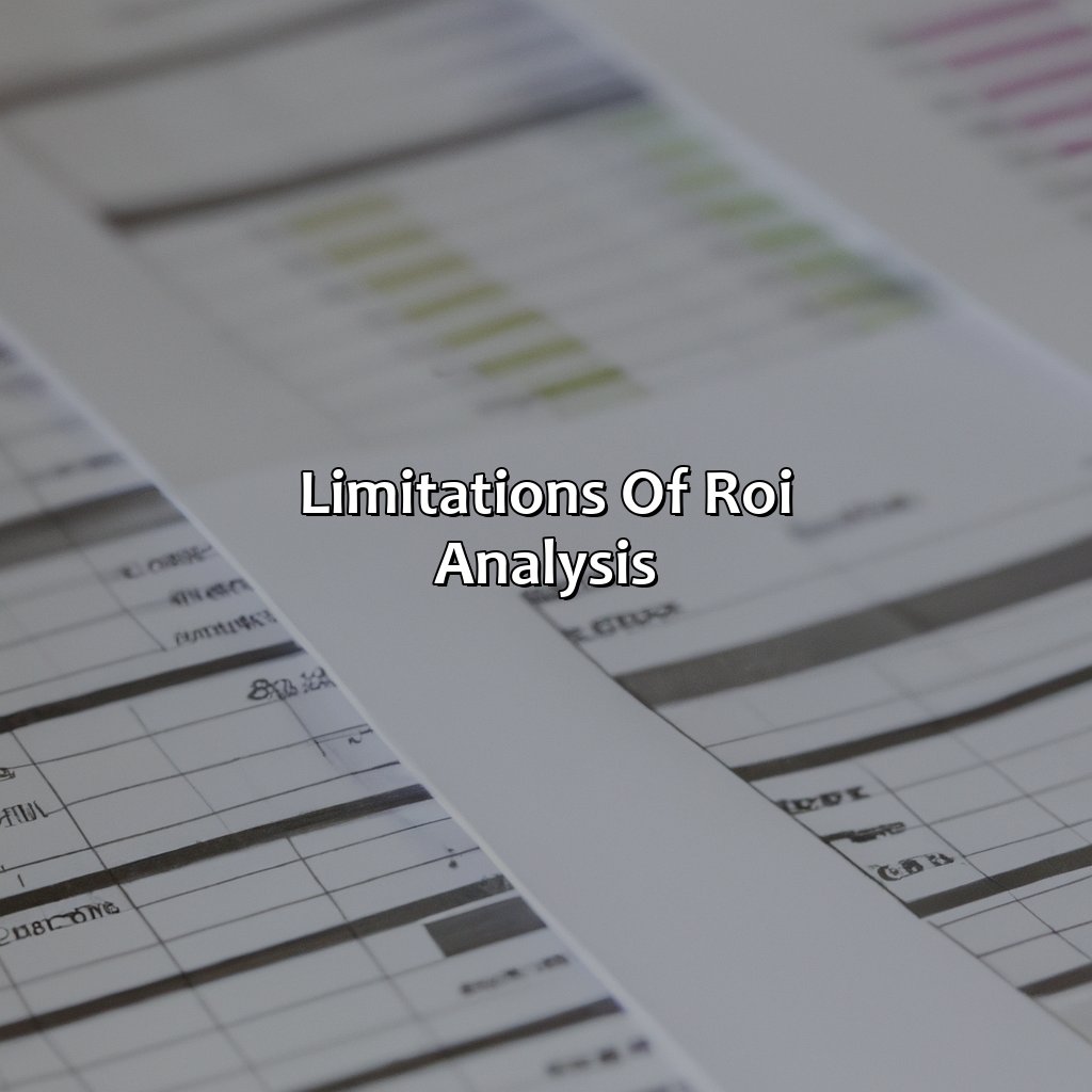 Limitations of ROI analysis-what is rate of return on investment?, 