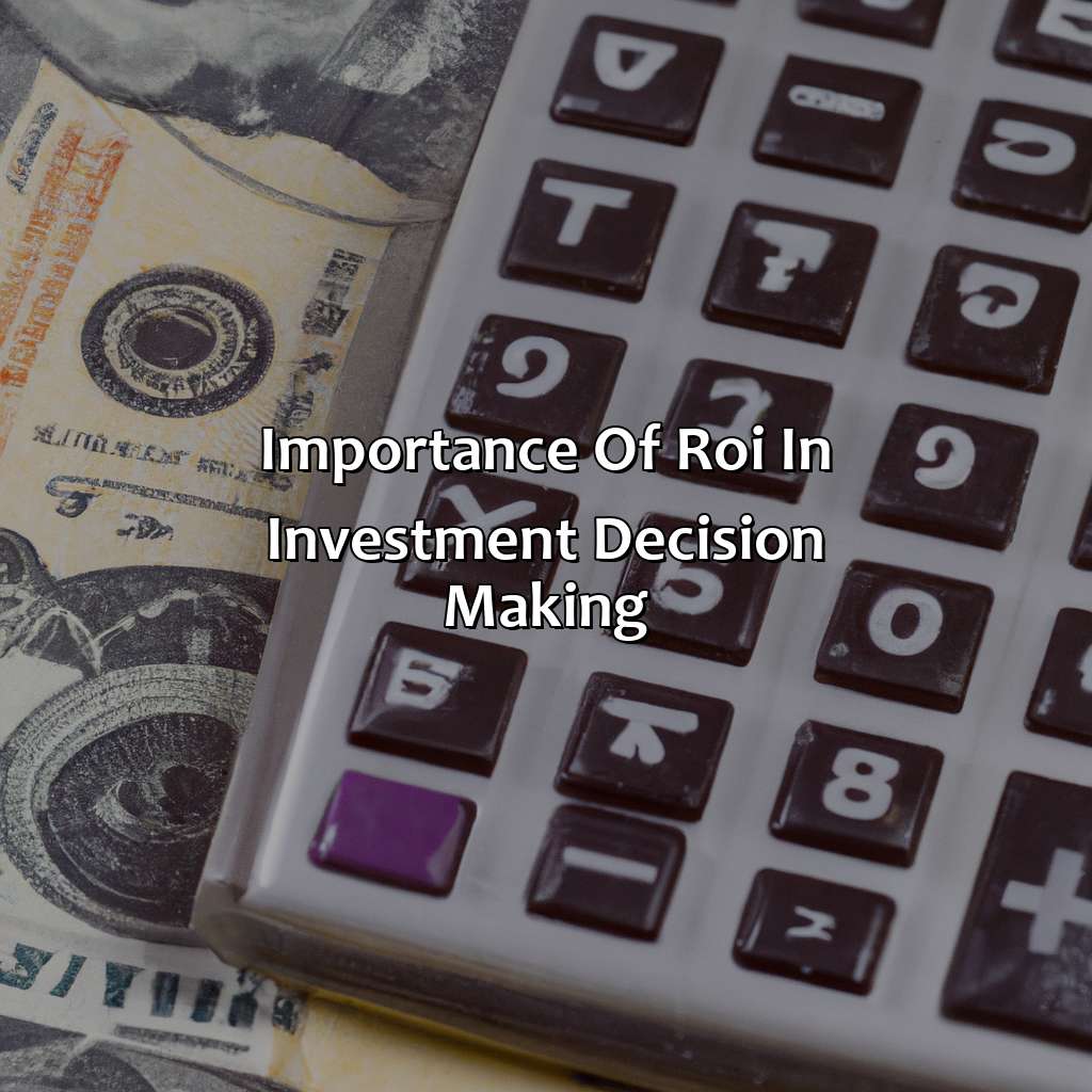 Importance of ROI in investment decision making-what is rate of return on investment?, 