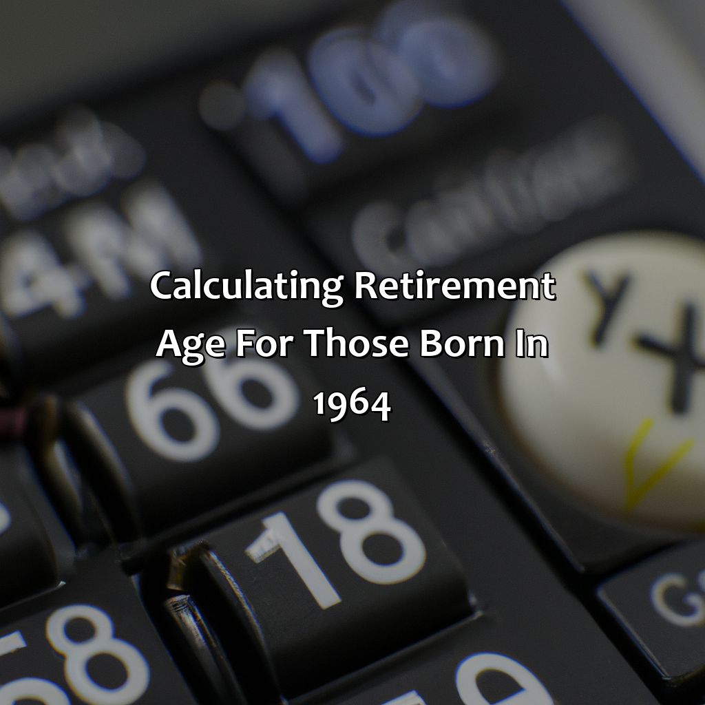 Calculating Retirement Age for Those Born in 1964-what is retirement age if born in 1964?, 