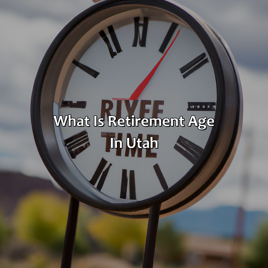 What Is Retirement Age In Utah?