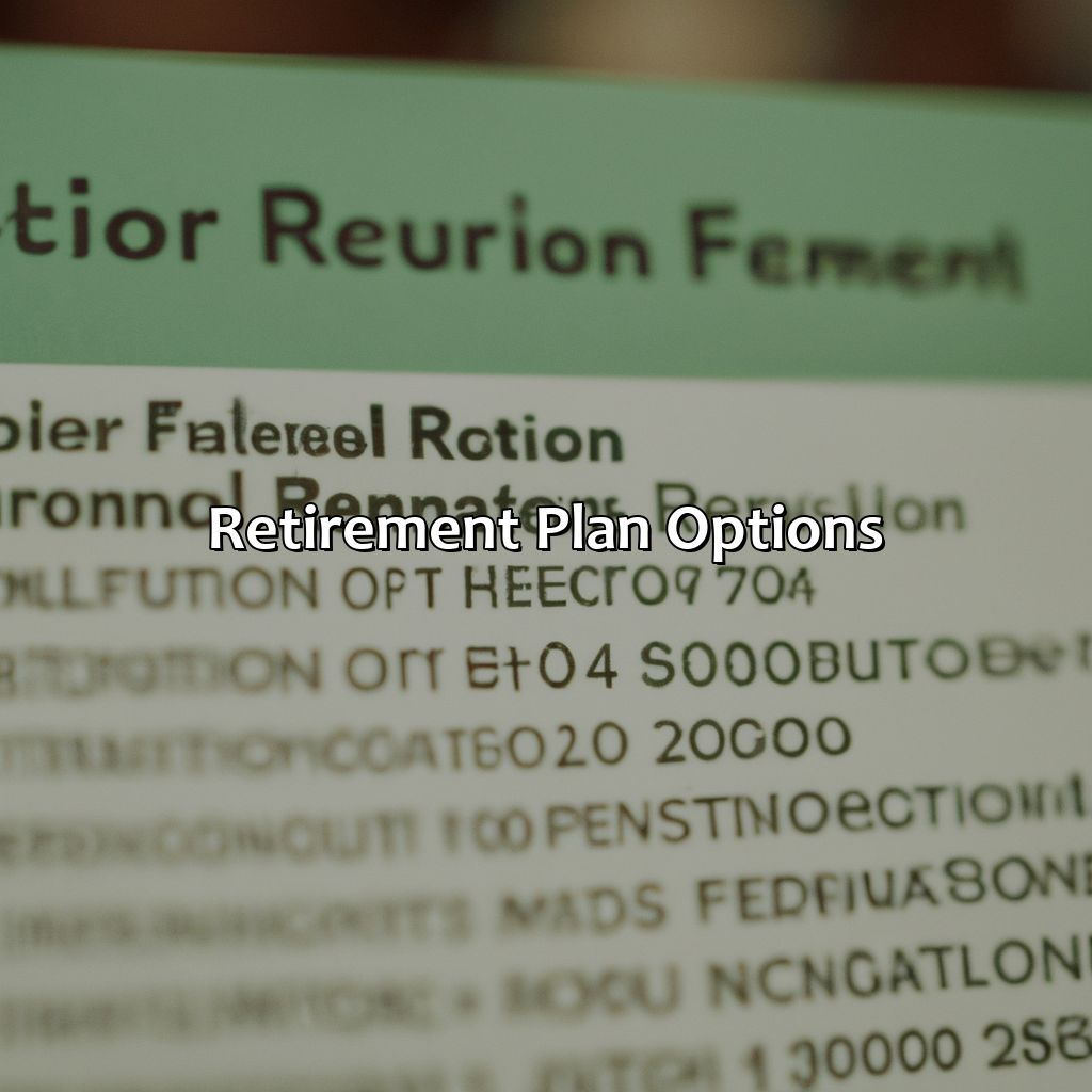 Retirement Plan Options-what is retirement contribution?, 