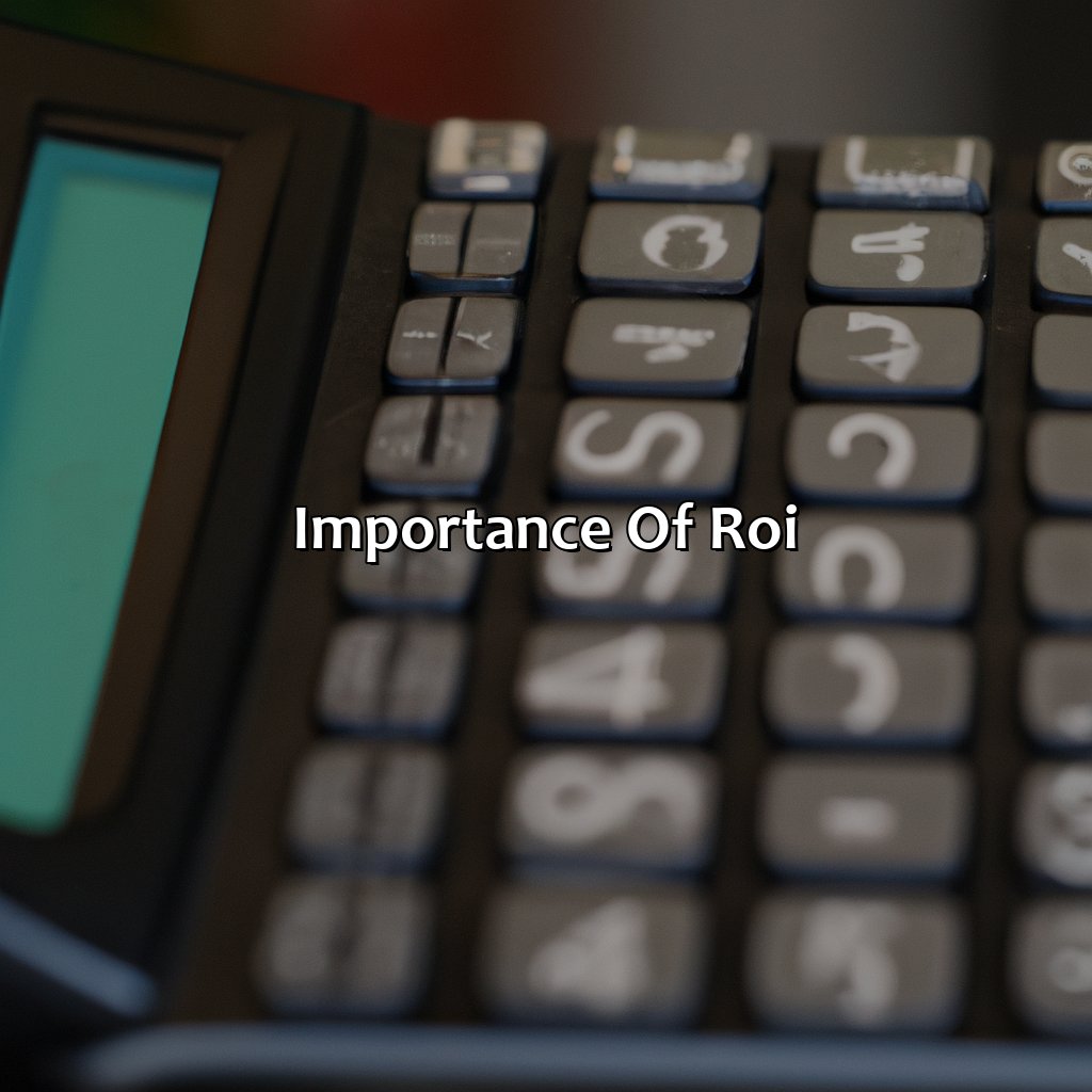Importance of ROI-what is return on investment (roi)?, 