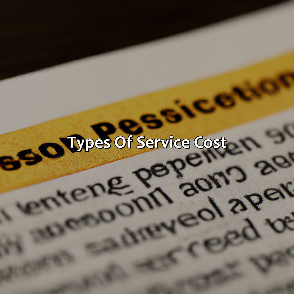 Types of service cost-what is service cost in pension?, 