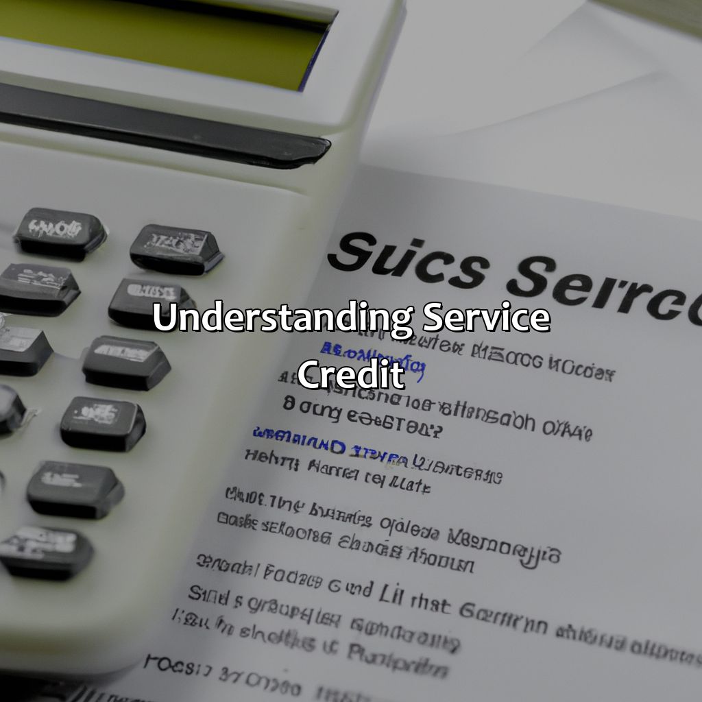 Understanding Service Credit-what is service credit for retirement?, 