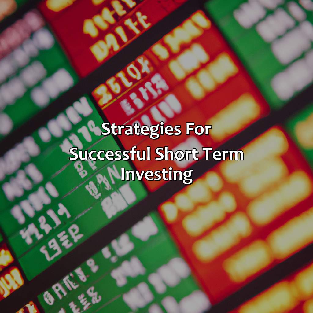 Strategies for successful short term investing-what is short term investment in stock market?, 