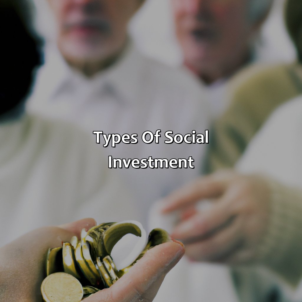 Types of Social Investment-what is social investment?, 