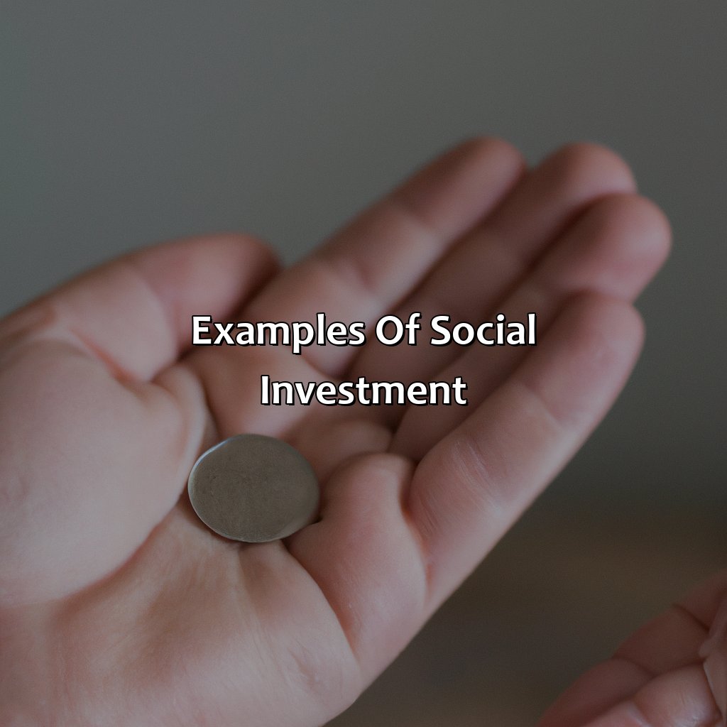 Examples of Social Investment-what is social investment?, 