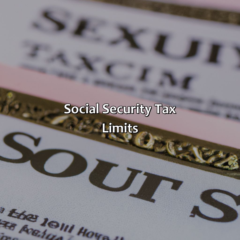 Social Security Tax Limits-what is social security tax percentage?, 