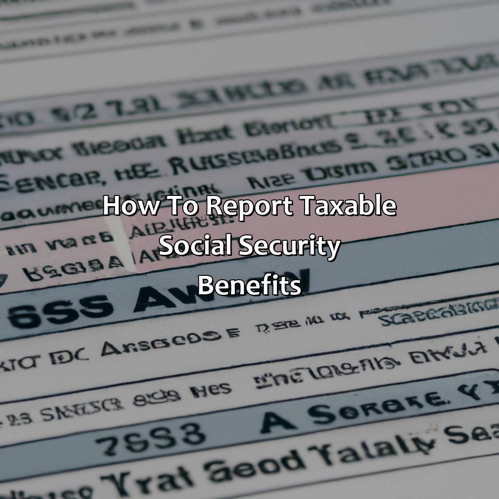 How to Report Taxable Social Security Benefits-what is taxable social security benefits?, 