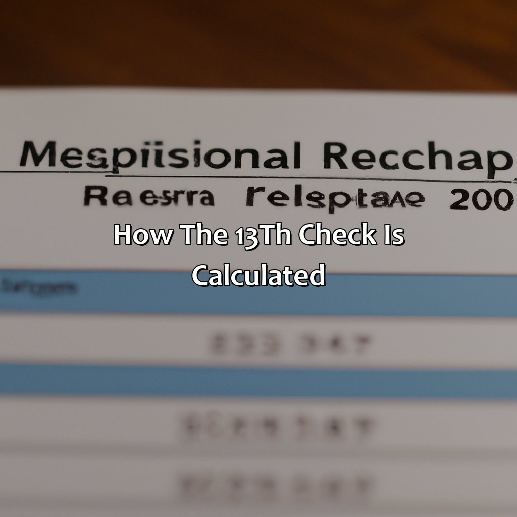 How the 13th Check is Calculated-what is the 13th check in retirement mississippi?, 