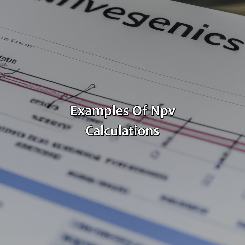 Examples of NPV Calculations-what is the approximate net present value of this investment?, 