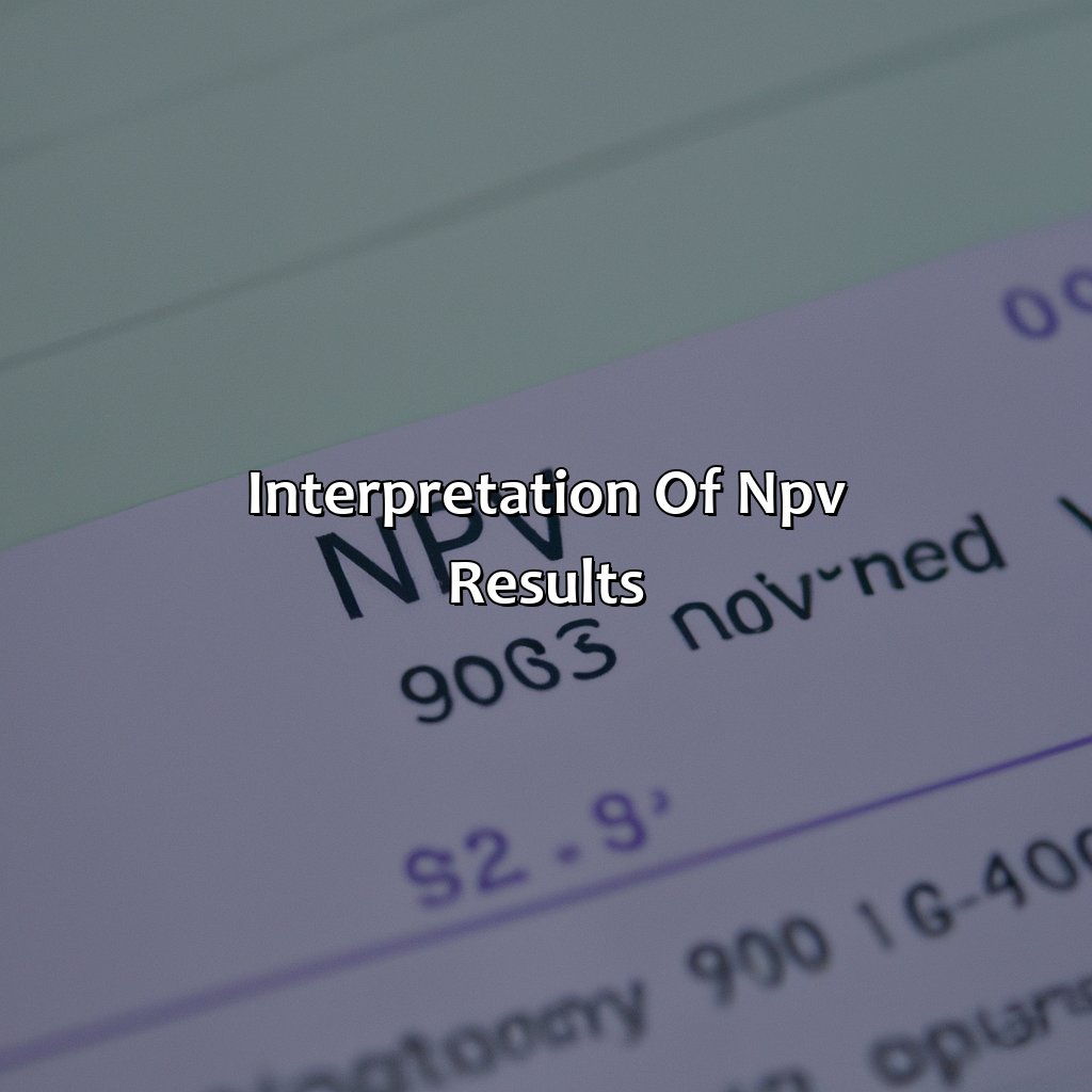 Interpretation of NPV Results-what is the approximate net present value of this investment?, 