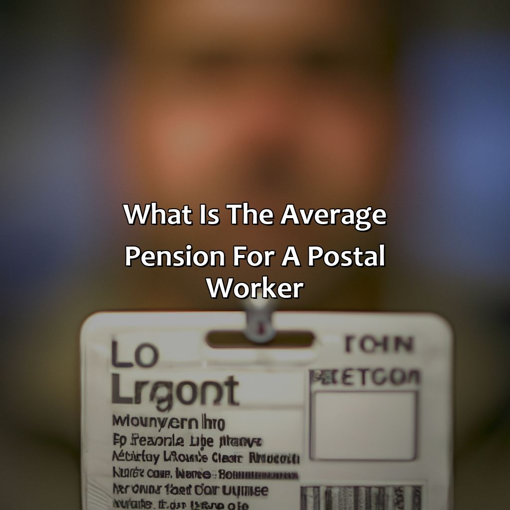 What Is The Average Pension For A Postal Worker?