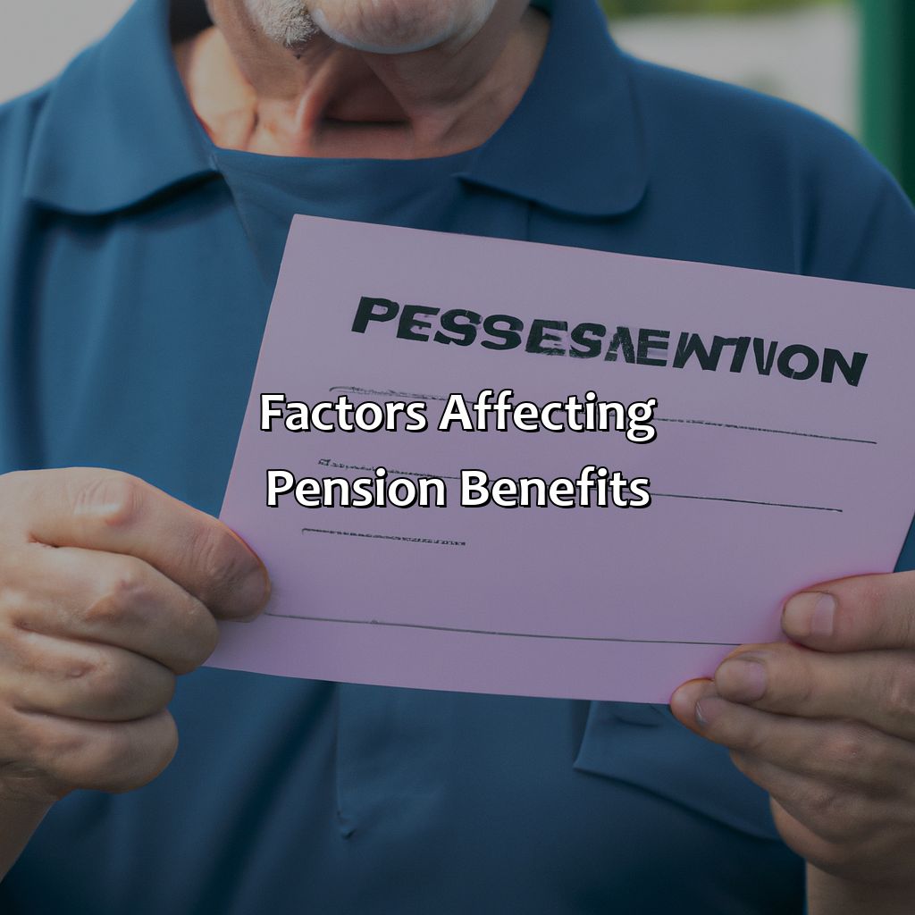 Factors Affecting Pension Benefits-what is the average pension for a postal worker?, 