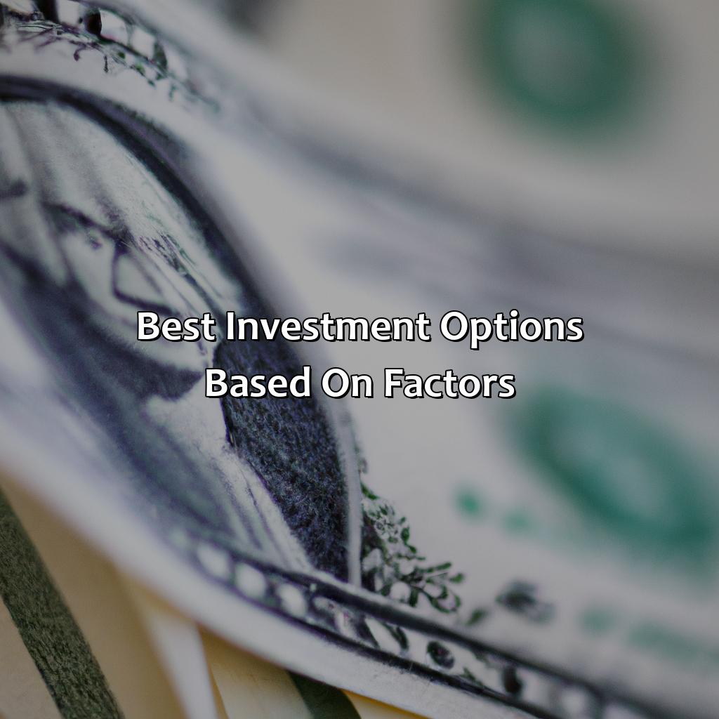 What Is The Best Investment Option