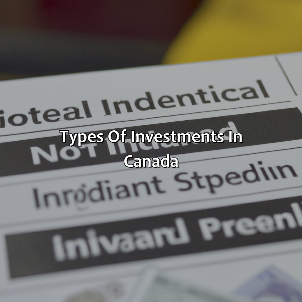 Types of Investments in Canada-what is the best investment in canada?, 