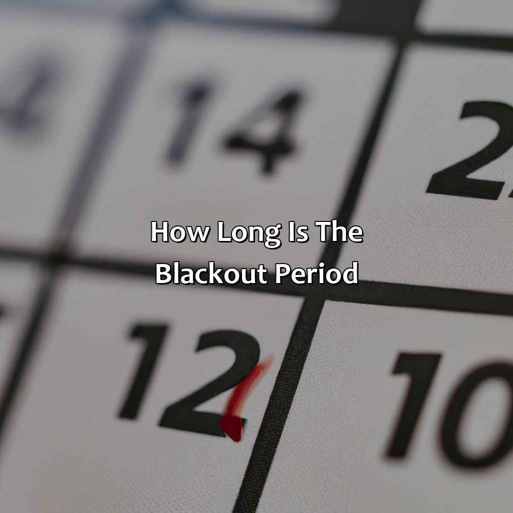 How Long is the Blackout Period?-what is the blackout period for social security?, 