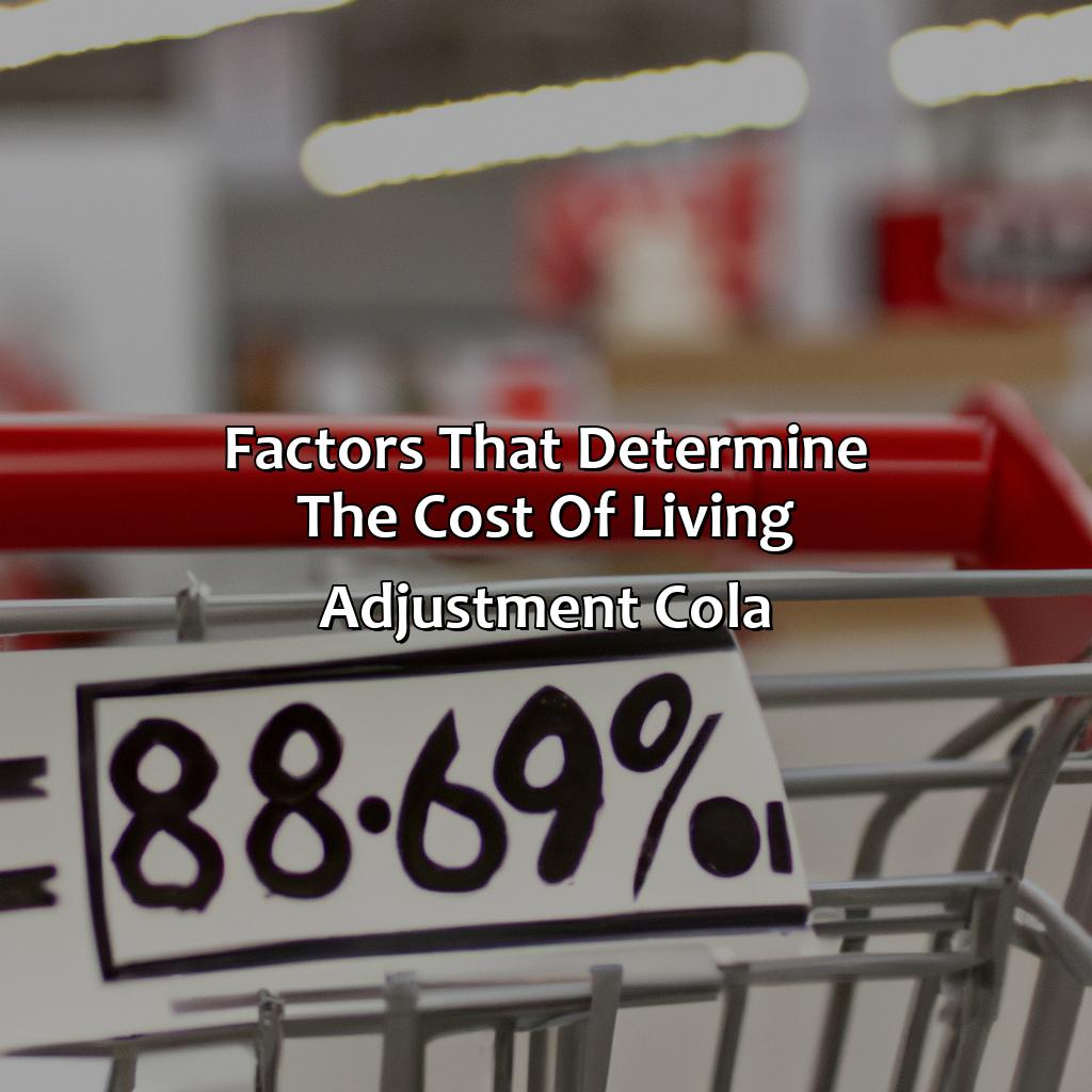 Factors That Determine the Cost of Living Adjustment (COLA)-what is the cost of living increase for social security in 2019?, 