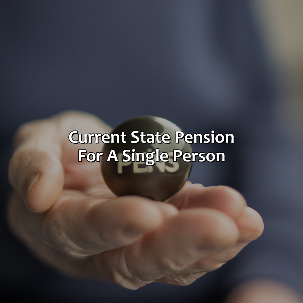 Current state pension for a single person-what is the current state pension for a single person?, 