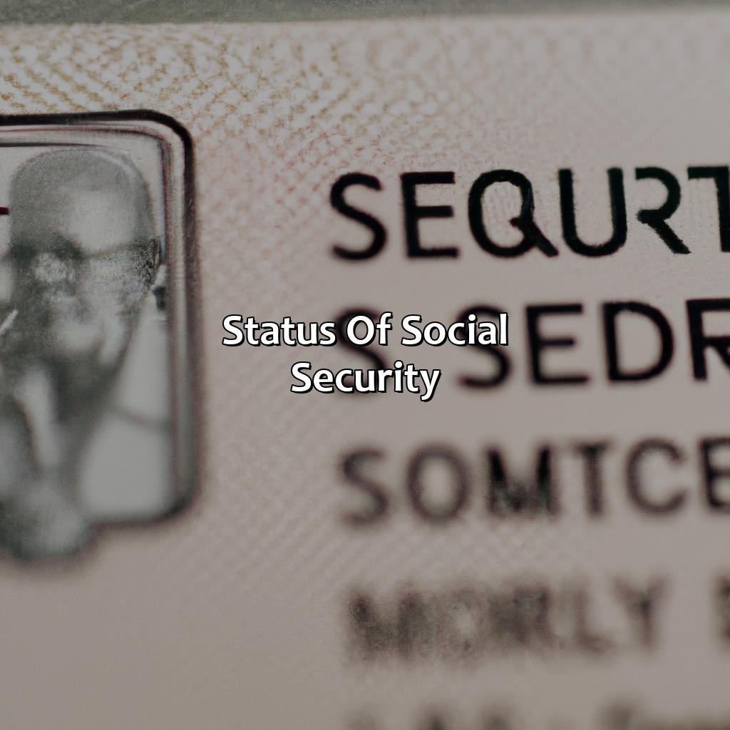 Status of Social Security-what is the current status of social security?, 