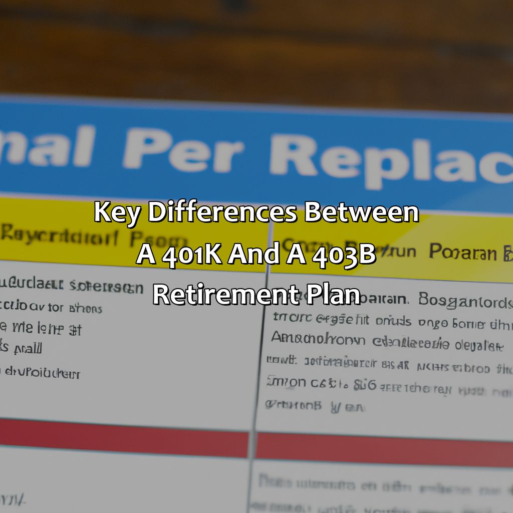 What Is The Difference Between A 401K And A 403B Retirement Plan ...