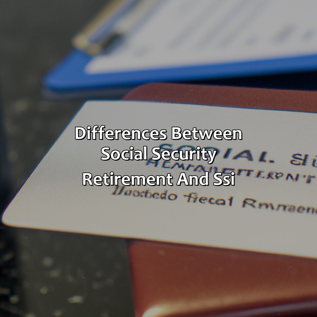 Differences between Social Security Retirement and SSI-what is the difference between social security retirement and ssi?, 