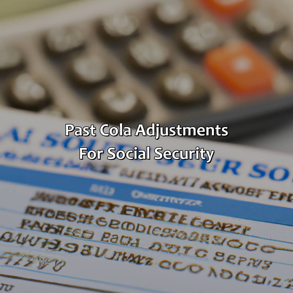 Past COLA Adjustments for Social Security-what is the estimated cola for social security for 2023?, 