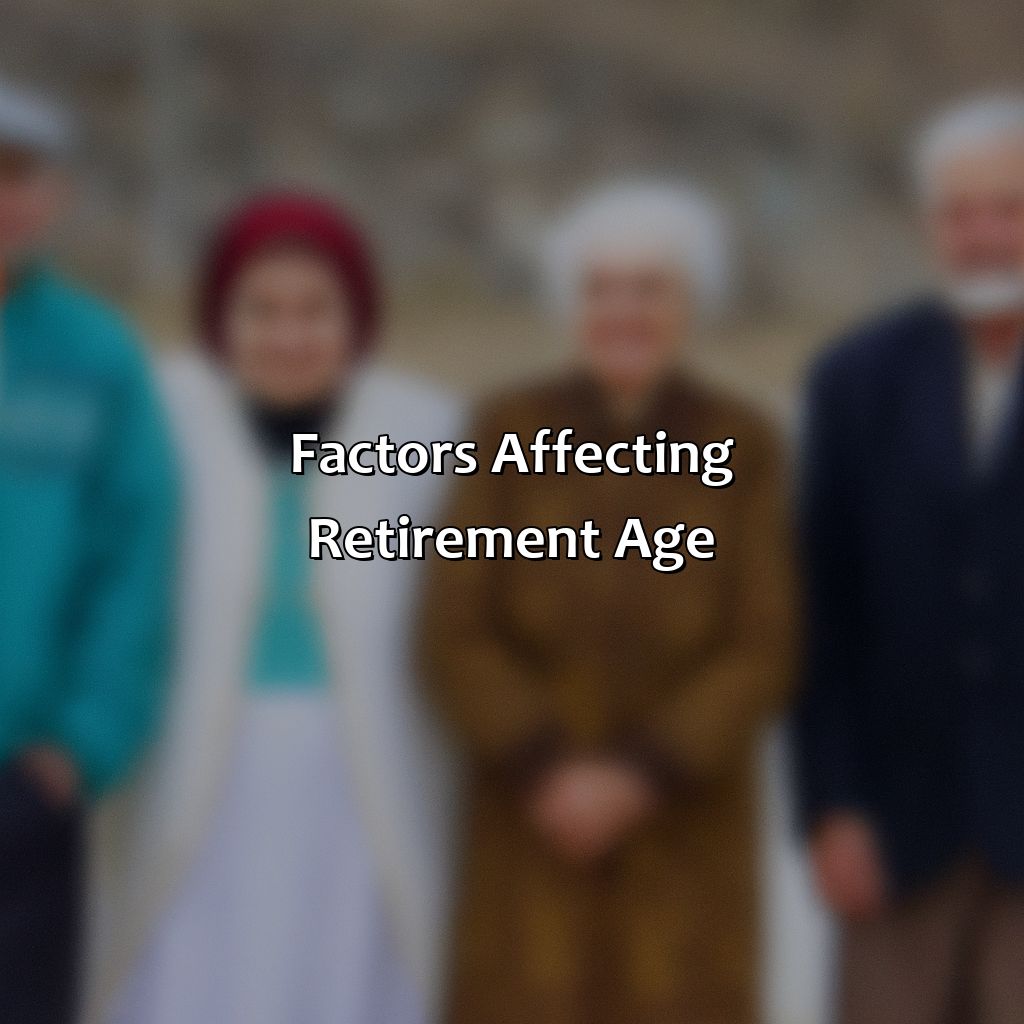 Factors Affecting Retirement Age-what is the general age range of retirement in western cultures?, 