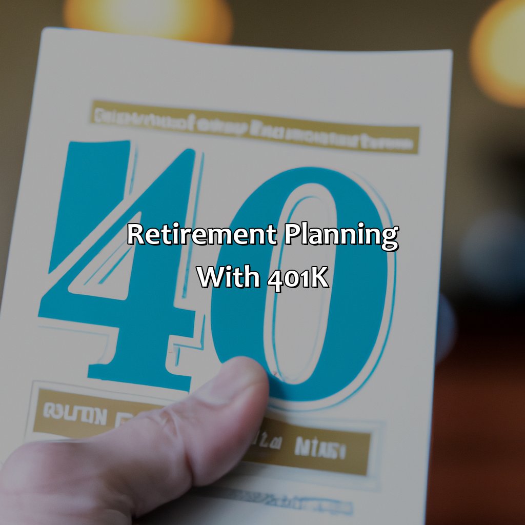 Retirement Planning with 401k-what is the main benefit of investing in a 401k?, 