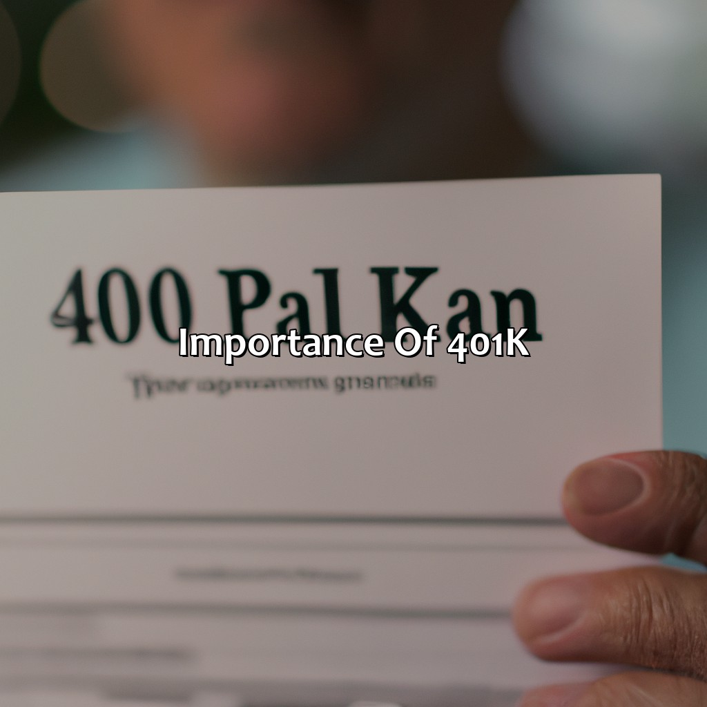 Importance of 401k-what is the main benefit of investing in a 401k?, 