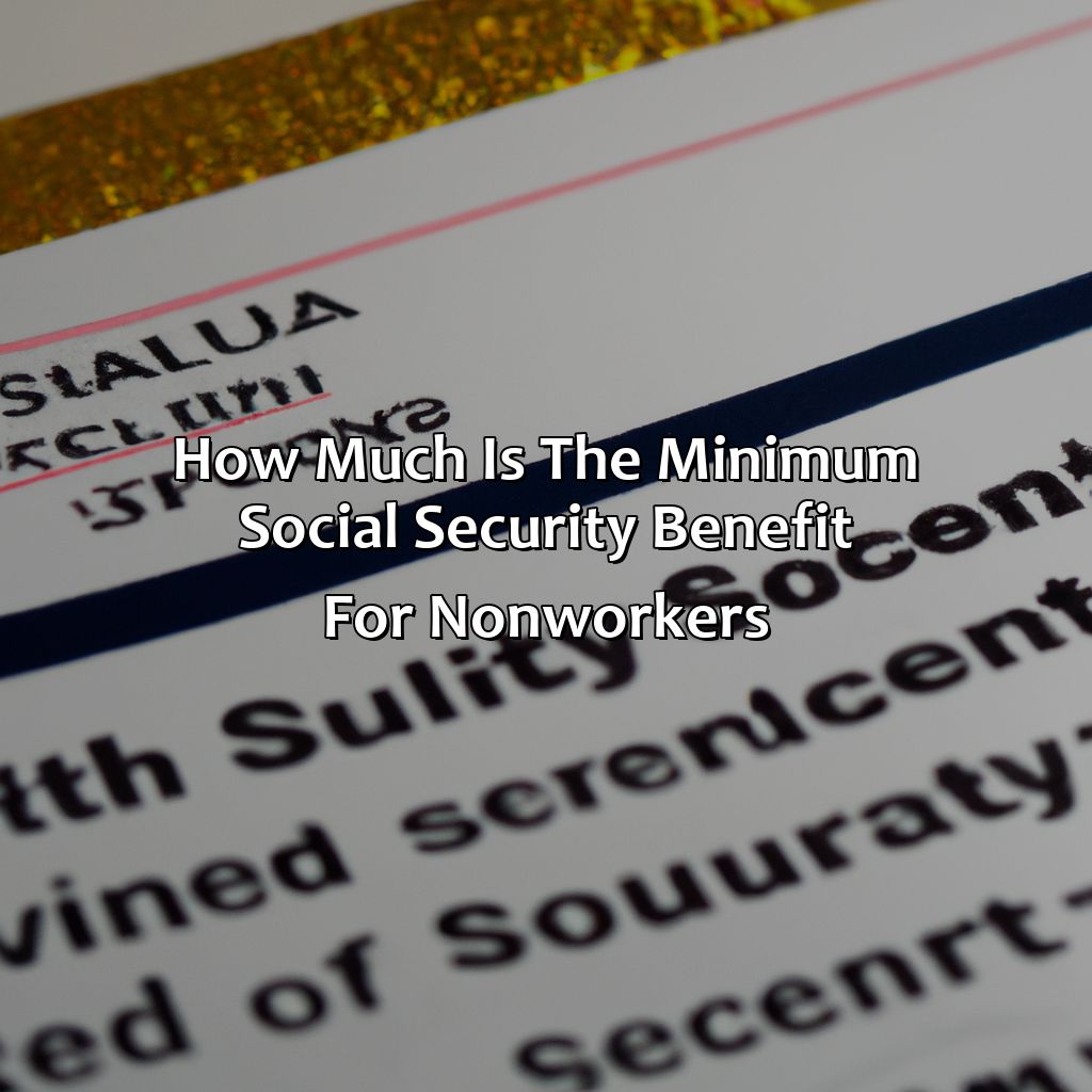 What Is The Minimum Social Security Benefit If You Never Worked ...