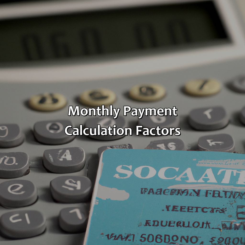 Monthly Payment Calculation Factors-what is the monthly payment for social security disability?, 